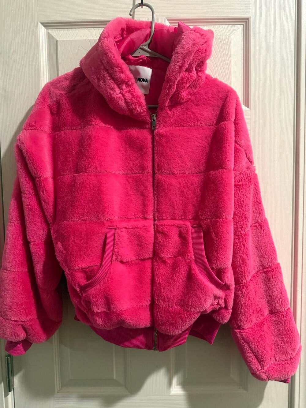 Fashion Nova So Delighted Faux Fur Puffer Jacket